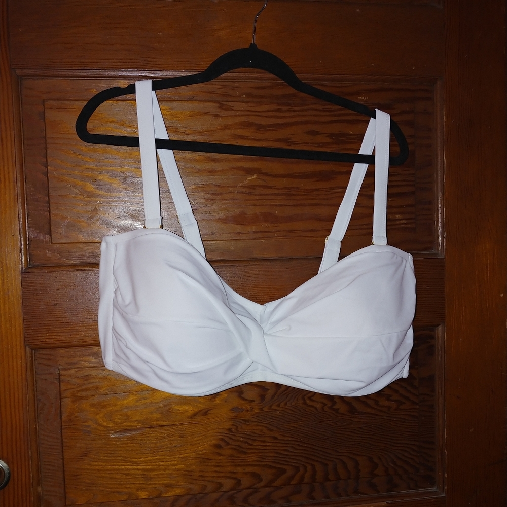White bikini top